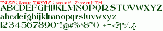 查看字体及作者详细介绍