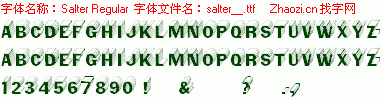 查看字体及作者详细介绍