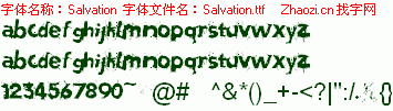 查看字体及作者详细介绍