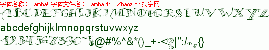 查看字体及作者详细介绍