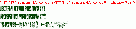 查看字体及作者详细介绍