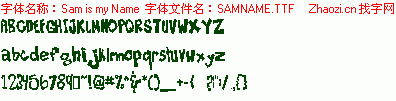 查看字体及作者详细介绍