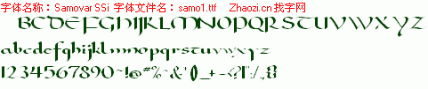 查看字体及作者详细介绍