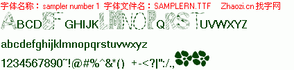 查看字体及作者详细介绍