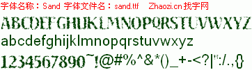 查看字体及作者详细介绍