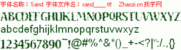 查看字体及作者详细介绍