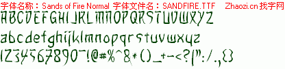 查看字体及作者详细介绍