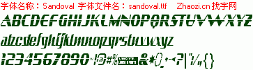 查看字体及作者详细介绍