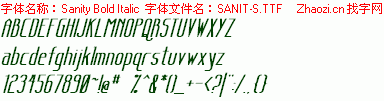 查看字体及作者详细介绍