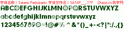 查看字体及作者详细介绍
