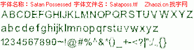 查看字体及作者详细介绍