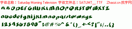 查看字体及作者详细介绍