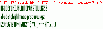 查看字体及作者详细介绍