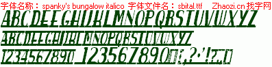 查看字体及作者详细介绍