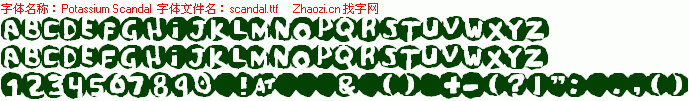 查看字体及作者详细介绍