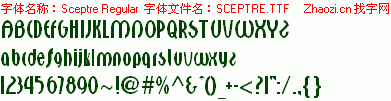 查看字体及作者详细介绍