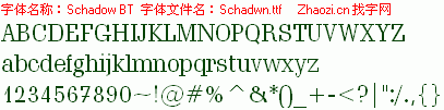 查看字体及作者详细介绍