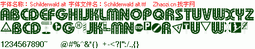查看字体及作者详细介绍