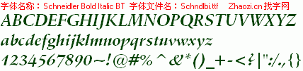 查看字体及作者详细介绍