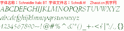 查看字体及作者详细介绍