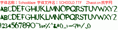 查看字体及作者详细介绍