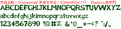 查看字体及作者详细介绍