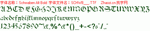 查看字体及作者详细介绍