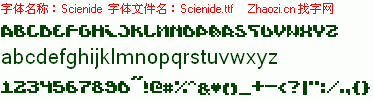 查看字体及作者详细介绍