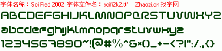 查看字体及作者详细介绍