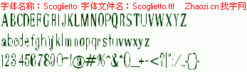 查看字体及作者详细介绍
