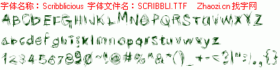 查看字体及作者详细介绍