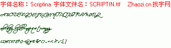 查看字体及作者详细介绍