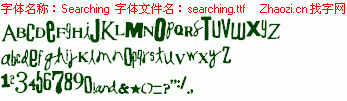 查看字体及作者详细介绍
