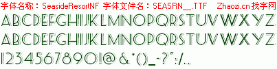 查看字体及作者详细介绍