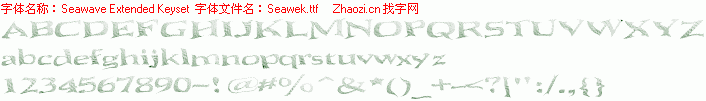 查看字体及作者详细介绍