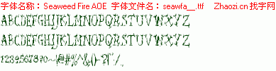 查看字体及作者详细介绍