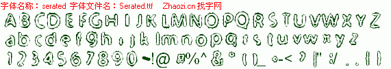 查看字体及作者详细介绍