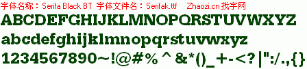 查看字体及作者详细介绍