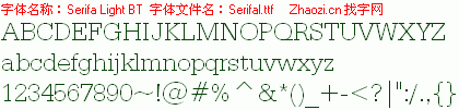 查看字体及作者详细介绍