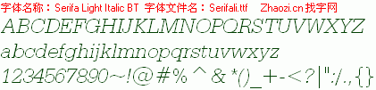 查看字体及作者详细介绍