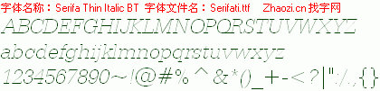 查看字体及作者详细介绍