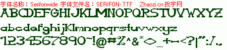 查看字体及作者详细介绍
