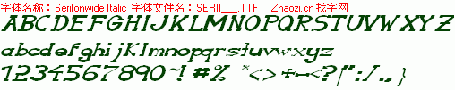 查看字体及作者详细介绍