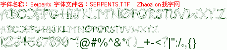 查看字体及作者详细介绍