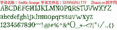 查看字体及作者详细介绍