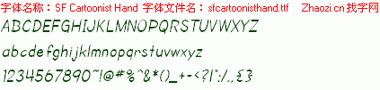 查看字体及作者详细介绍