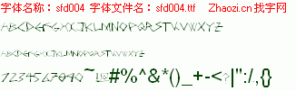 查看字体及作者详细介绍