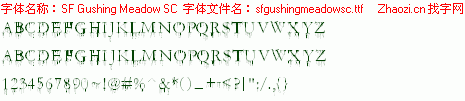 查看字体及作者详细介绍