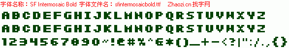 查看字体及作者详细介绍