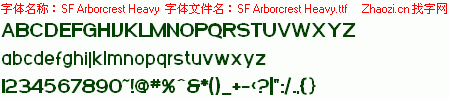 查看字体及作者详细介绍